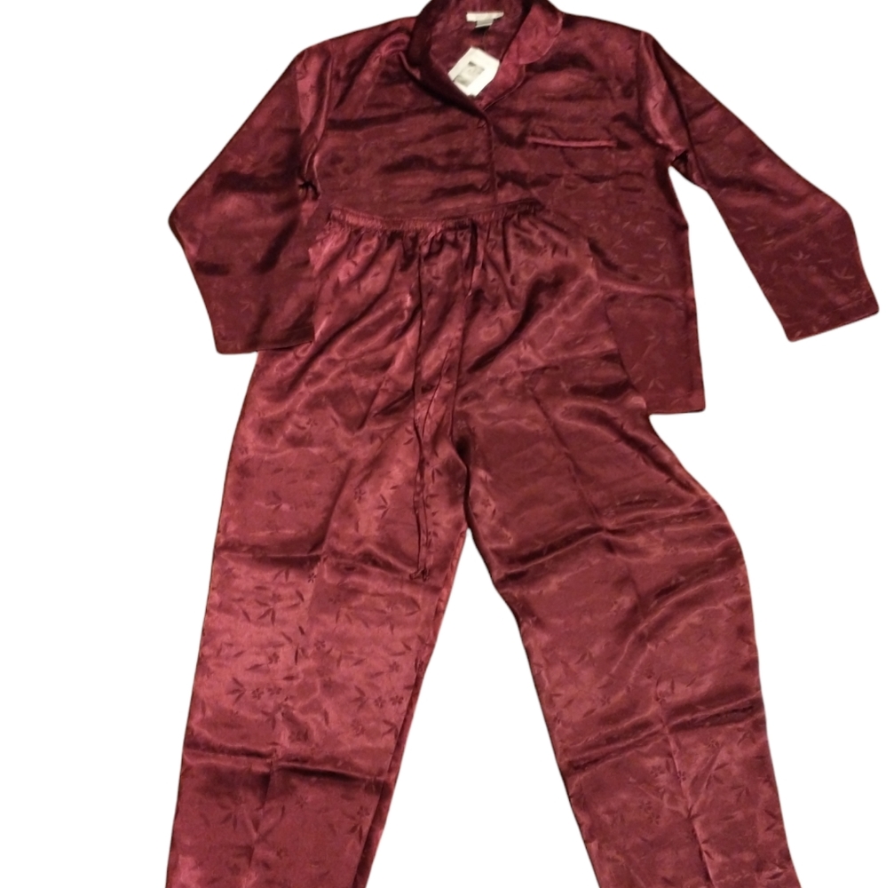 Morgan Taylor Intimates PJ Set Maroon M